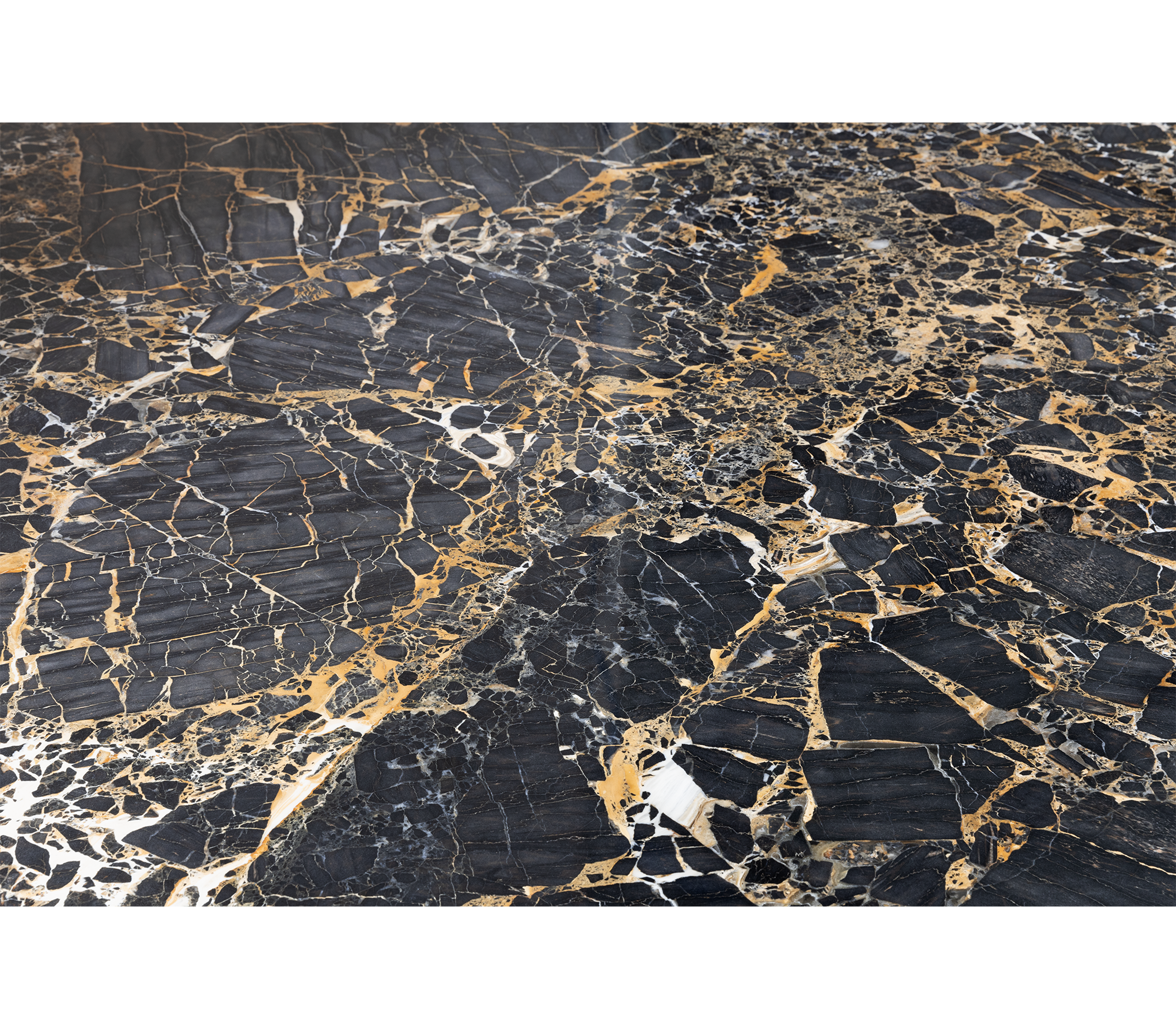 Luxury Carrara Marble Coffee Table with Sculptural Brass Frame & Organic Design
