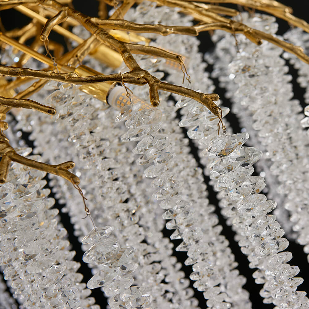 24-40 Inch Tree Branch Chandelier Modern Crystal Chandelier for Living Room