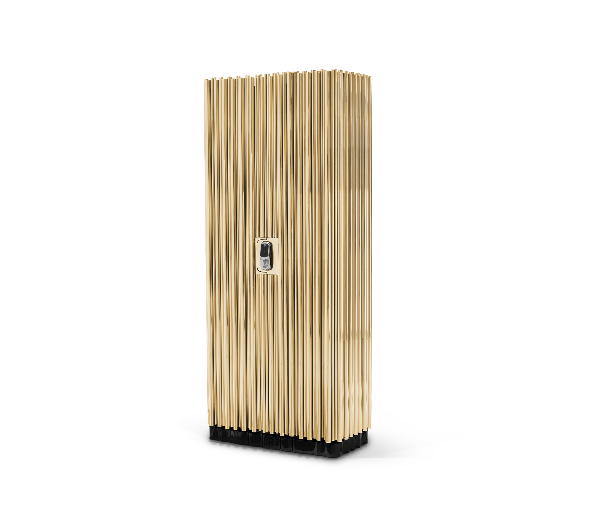 Luxury Symphony Watch Winder Safe with Gold-Plated Brass Pipes & High-Security Storage System