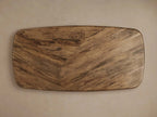 San Rafael Dining Table with Parquetry Top Hand-Aged Natural Primavera Wood