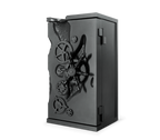 Luxury Collectible Vault Safe with Gold-Plated Finish & Secret Dial Lock System