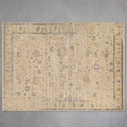 Connor Hand-Knotted Wool Rug Modern Interpretation of Traditional Oushak/Persian Style Carpet