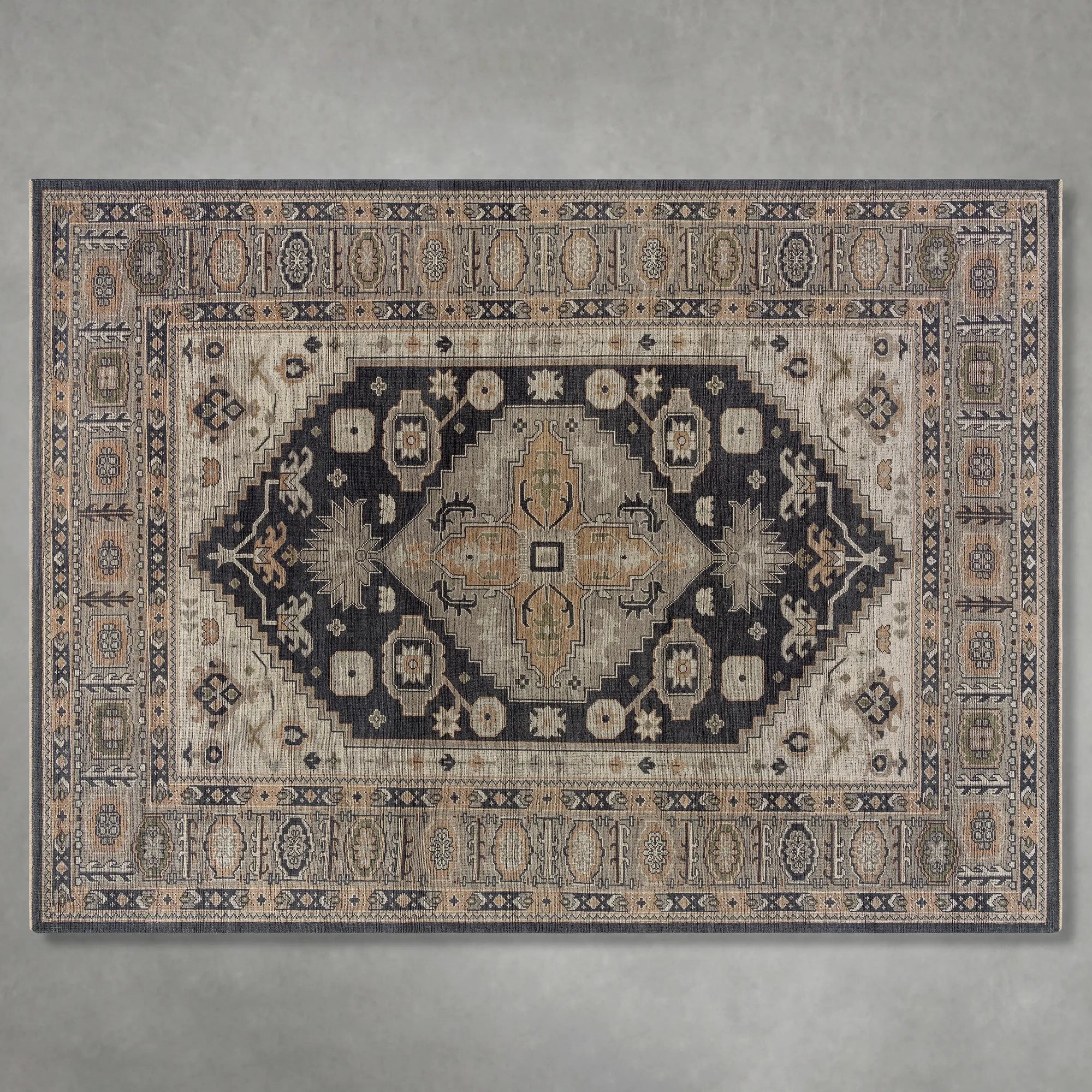 Frida Hand-Knotted Rug Artistic Style Modern Geometric Patterns Carpet