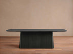 Saint Germain Wood Dining Table with Solid Oak Wood Top & Toulouse Base