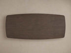Saint Germain Wood Dining Table with Solid Oak Wood Top & Toulouse Base
