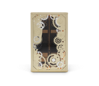Luxury Baron Safe with Electric Opening System, Gold-Plated Brass & Walnut Root Interior