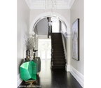 Luxury Emerald Green Sideboard Cabinet with Diamond-Inspired Faceted Design