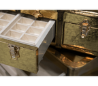 Luxury Champagne Gold Vault Safe with High-Security Storage & Elegant Designer Finish