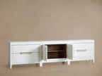 Rowan 4 Drawers TV Stand Unit Wood Entryways Storage Sideboard Cabinet Modular Media Console