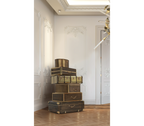 Luxury Champagne Gold Vault Safe with High-Security Storage & Elegant Designer Finish