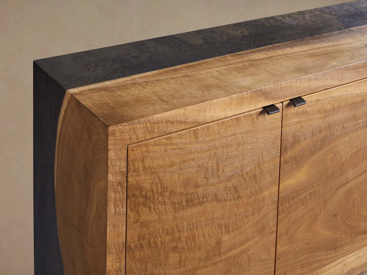Acacius Yukas Wood Buffet Sideboard Media TV Stand Country Entrance Cabinet