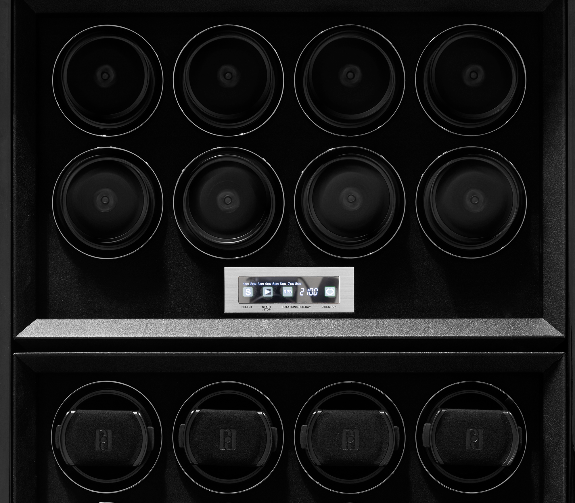 Luxury Watch Winder Safe with Gold-Plated Brass Design & Custom Jewelry Storage System