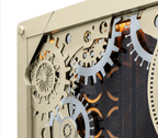 Luxury Baron Safe with Electric Opening System, Gold-Plated Brass & Walnut Root Interior