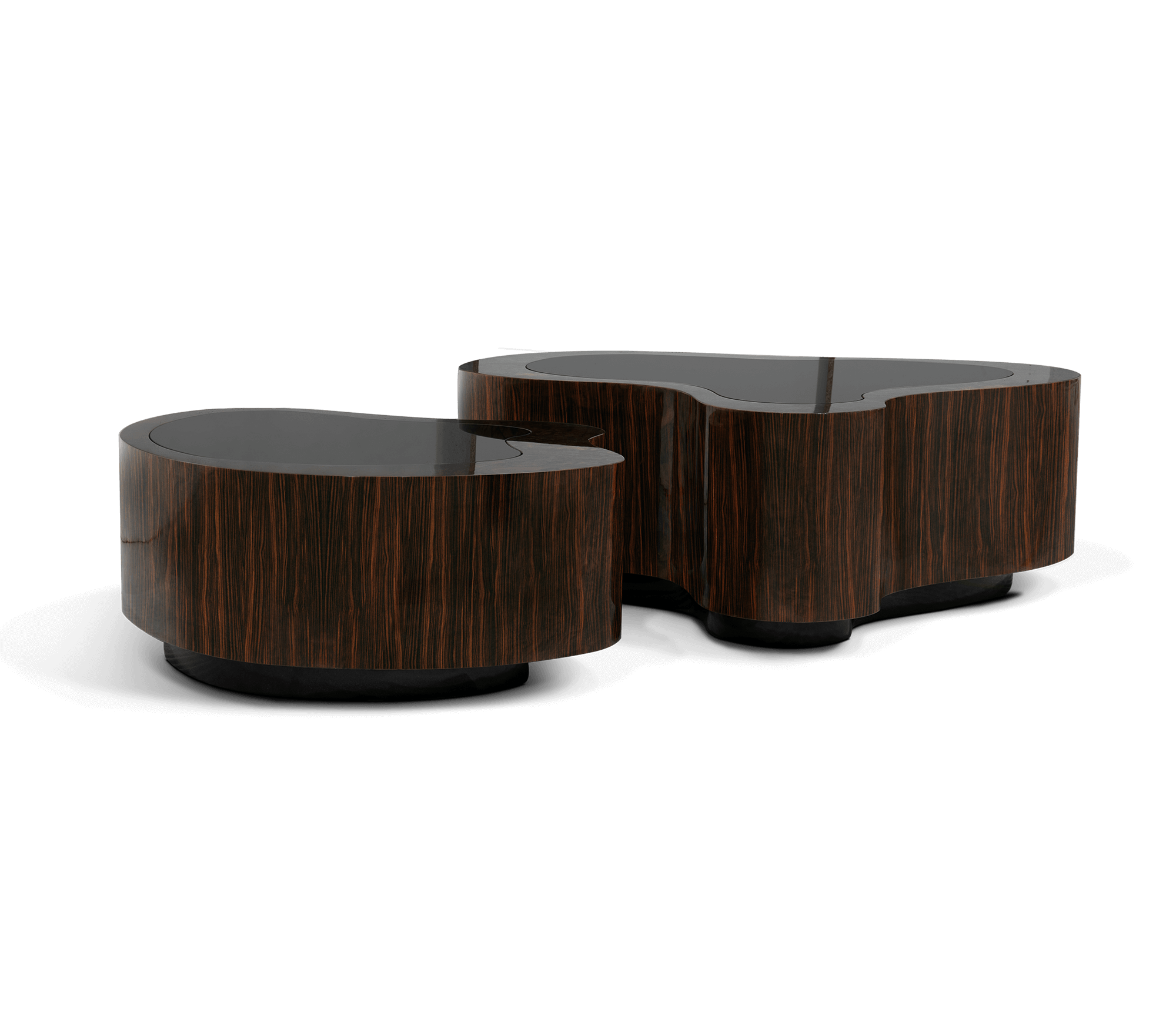 Luxury Hammered Brass Coffee Table with Wave Sculptural Design & Artisan Craftsmanship
