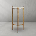 Thaddeus Metal Round Horn Marble Coffee Table & Side Table Hand-Forged Living Sofa Center Tea Table End Tables