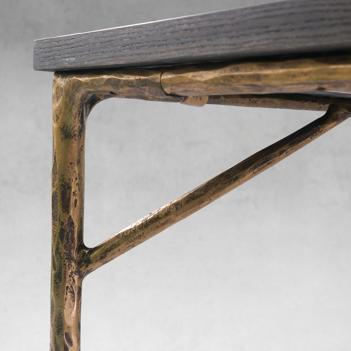 Thaddeus Metal Medieval Style Dining Table Hand-Forged Modern Kitchen Table