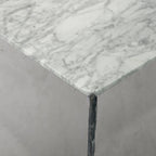 Thaddeus Metal Rectangle Horn Marble Coffee Table Hand-Forged Living Sofa Center Tea Tablefee Table