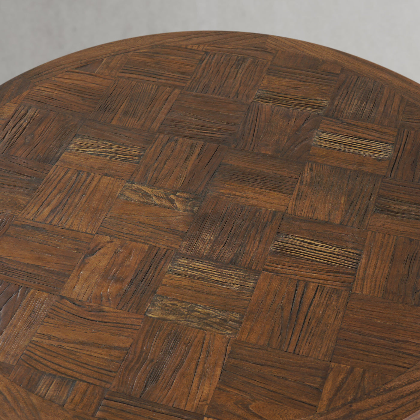 Tadeusz Round Elm Wood Tea Table