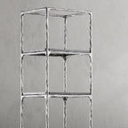 Thaddeus Metal Wooden Shelving Hand-Forged Shelving Units Storage Shelves