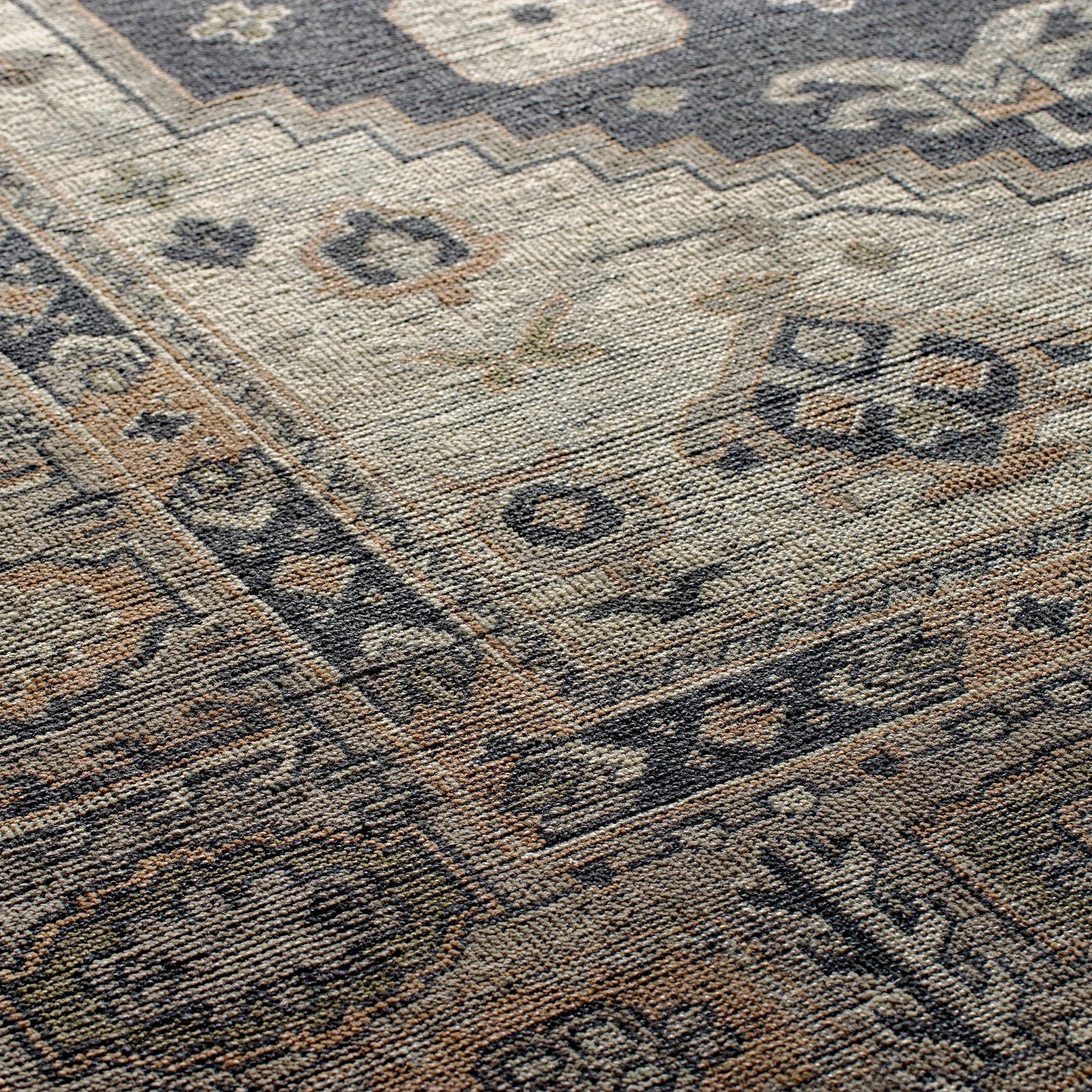 Frida Hand-Knotted Rug Artistic Style Modern Geometric Patterns Carpet