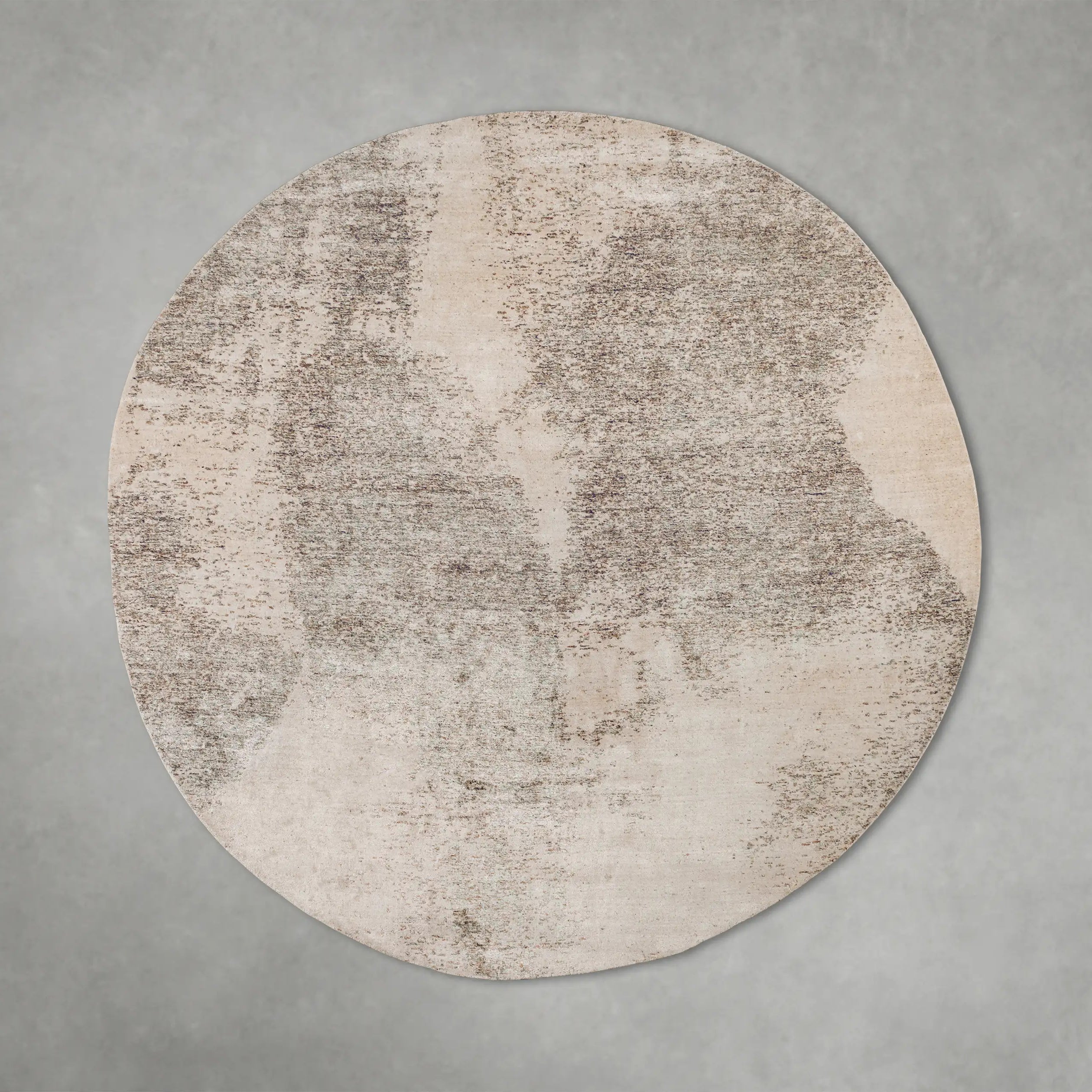 Anala Runder Faserteppich Wabi-Sabi & Moderner Minimalismus Stil Teppich