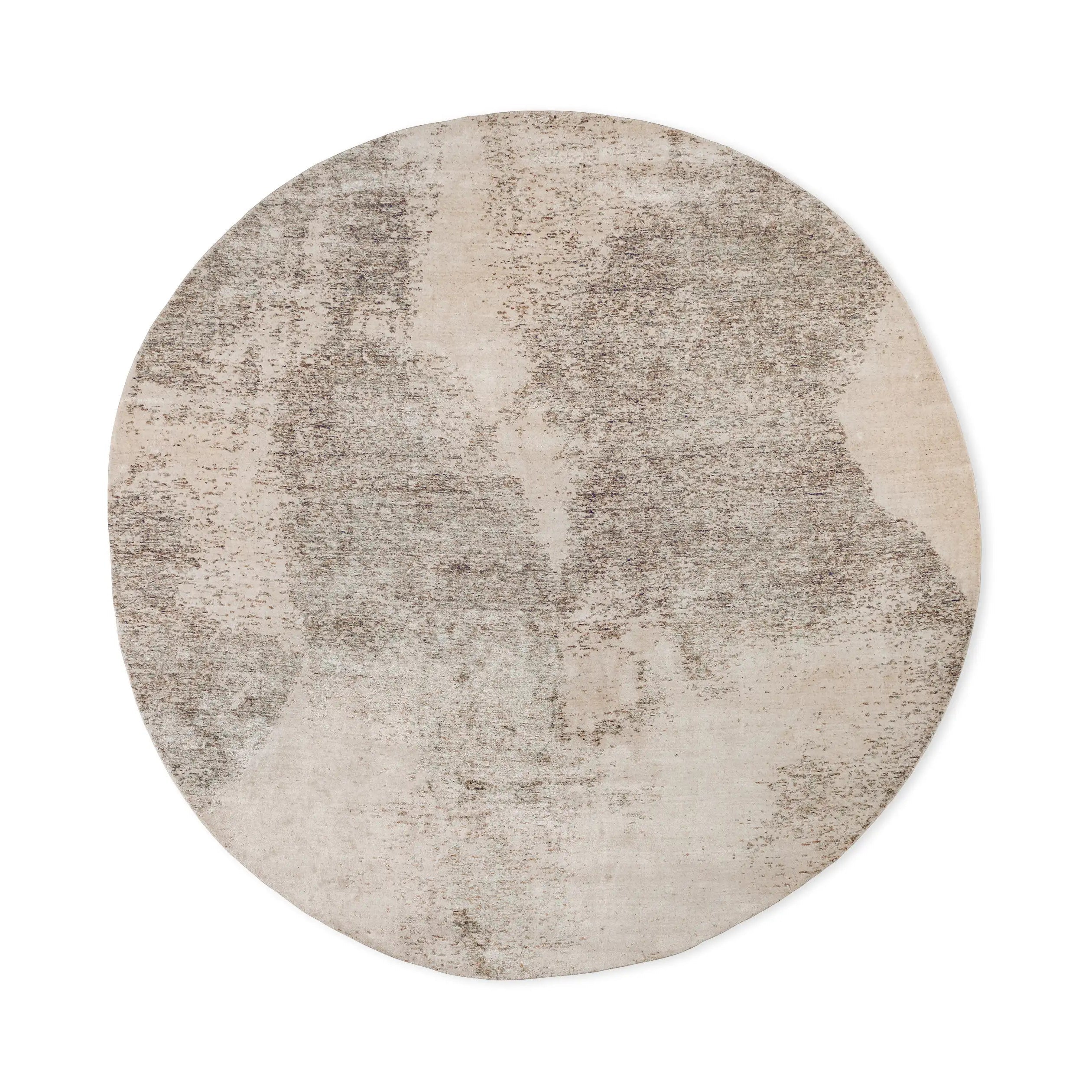 Anala Runder Faserteppich Wabi-Sabi & Moderner Minimalismus Stil Teppich
