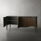 Conrad Vintage Vorratsschrank Buffet Teakholz Sideboard Eingangsschränke