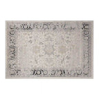Chaoyang Framed Abstract Border Neutral Area Rug with Relaxed & Casual Carpet Vintage Distressed Border Style