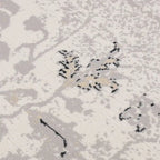 Chaoyang Framed Abstract Border Neutral Area Rug with Relaxed & Casual Carpet Vintage Distressed Border Style
