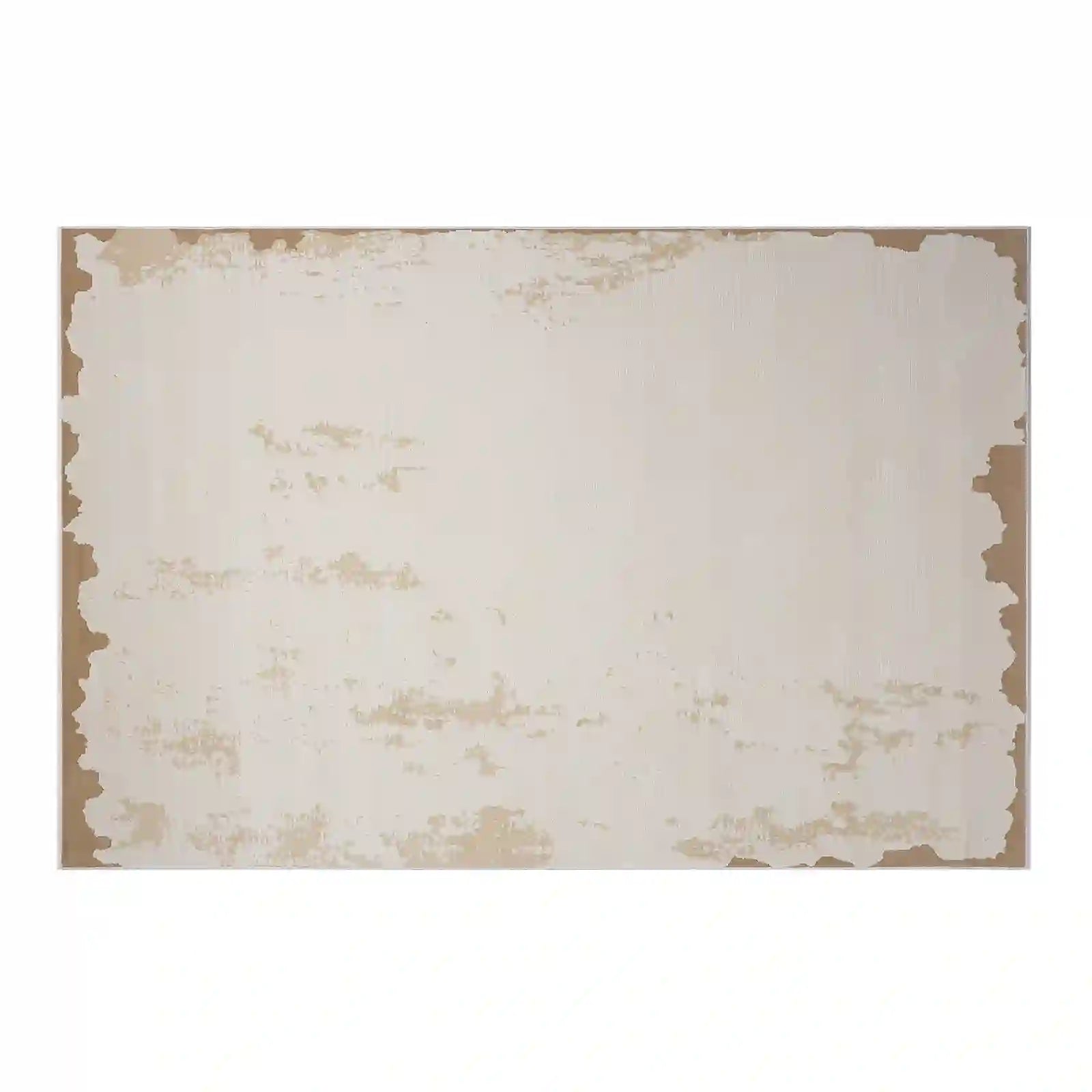 Chaoyang Soft Abstract Sandfarbener Teppich mit räumlicher Atmosphäre Moderner Sandfarbener Wasch-Stil