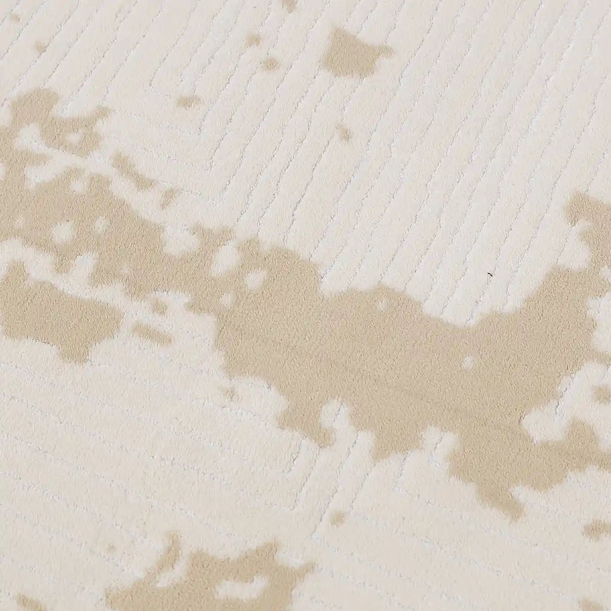 Chaoyang Soft Abstract Sandfarbener Teppich mit räumlicher Atmosphäre Moderner Sandfarbener Wasch-Stil