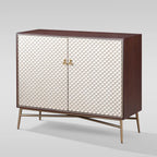 Seraphina Champagne Two-Door Sideboard Modern Luxury Buffet Entryway Cabinet