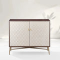 Seraphina Champagne Two-Door Sideboard Modern Luxury Buffet Entryway Cabinet