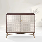 Seraphina Champagne Two-Door Sideboard Modern Luxury Buffet Entryway Cabinet
