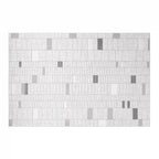 Dianya Minimal Grid Design Neutral Area Rug with Minimal Pixel Grid Style Carpet