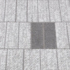Dianya Minimal Grid Design Neutral Area Rug with Minimal Pixel Grid Style Carpet
