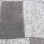 Dianya Minimal Grid Design Neutral Area Rug with Minimal Pixel Grid Style Carpet