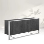 Dolton Wood Buffet Sideboard Stahlrahmen TV-Schränke Hut Garderobenschränke