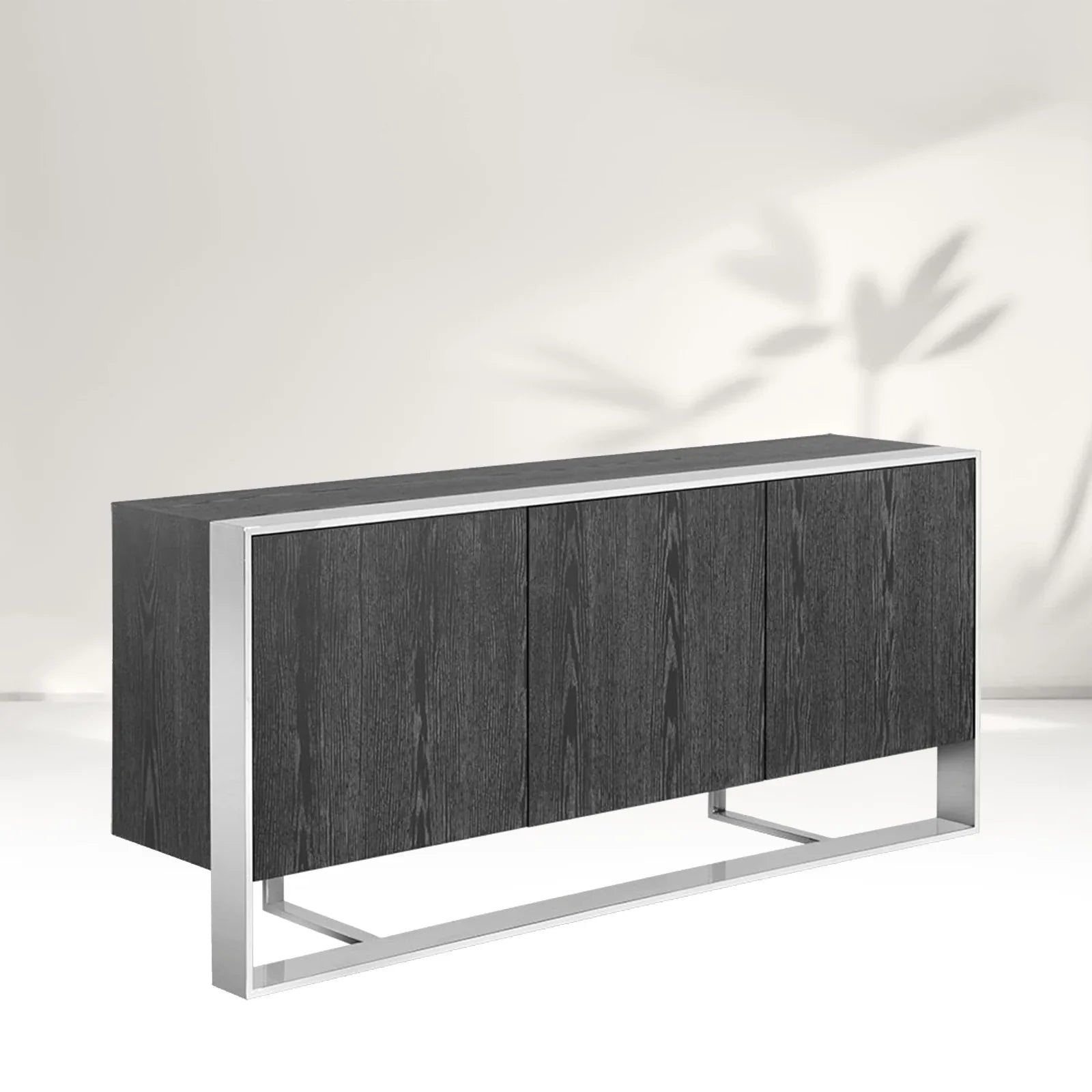 Dolton Wood Buffet Sideboard Stahlrahmen TV-Schränke Hut Garderobenschränke