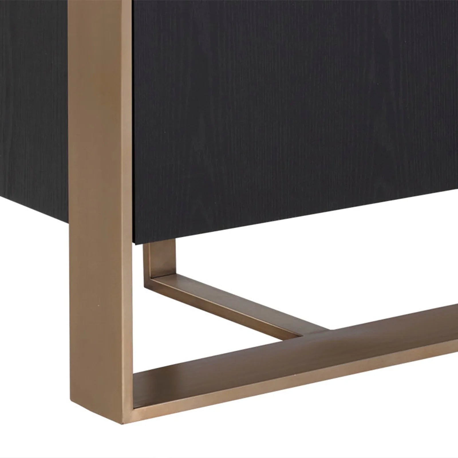 Dolton Wood Buffet Sideboard Stahlrahmen TV-Schränke Hut Garderobenschränke