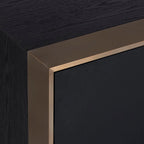 Dolton Wood Buffet Sideboard Stahlrahmen TV-Schränke Hut Garderobenschränke