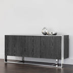 Dolton Wood Buffet Sideboard Stahlrahmen TV-Schränke Hut Garderobenschränke