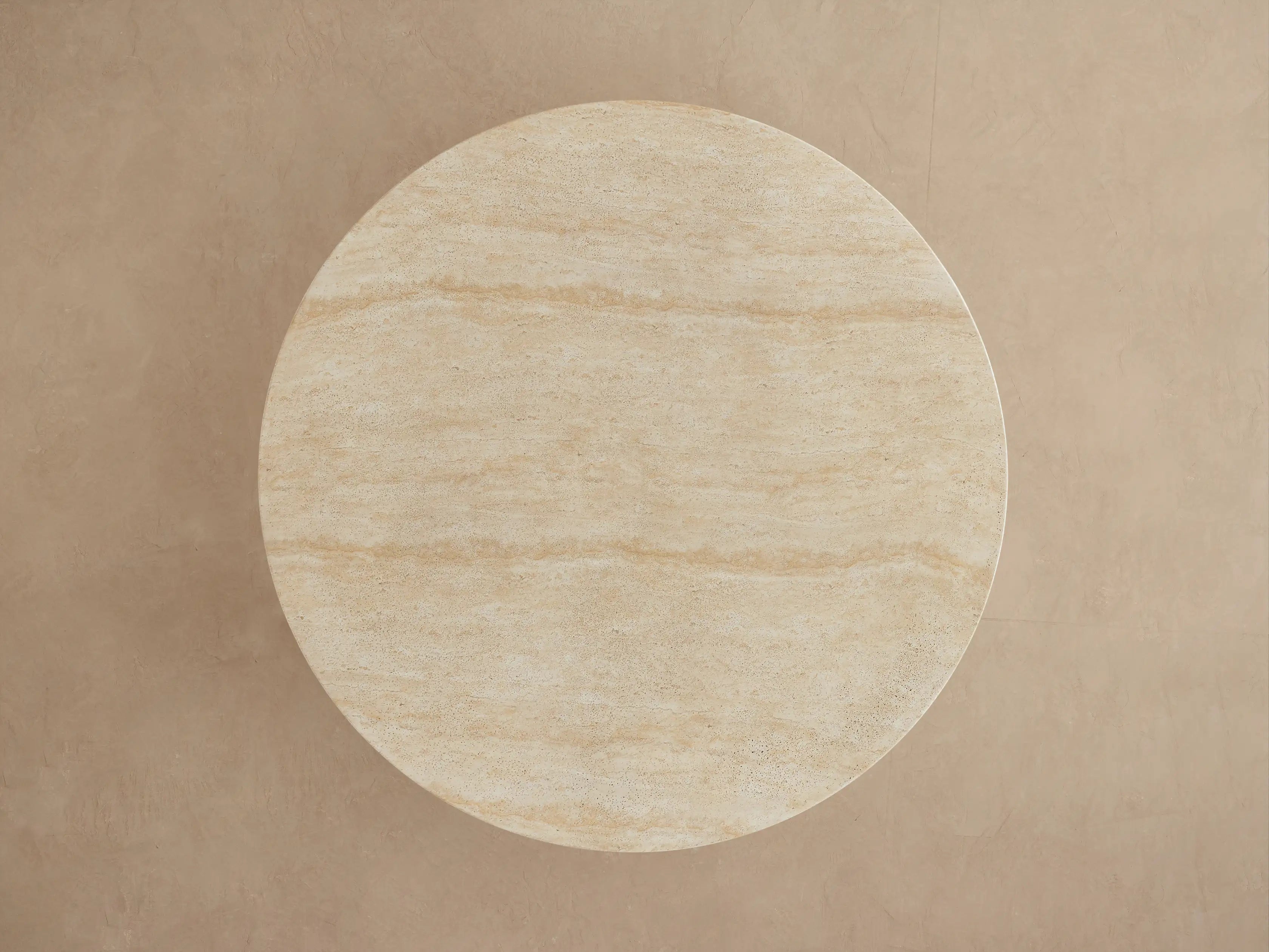 Primrose Outdoor Round Dining Table with Marble Stone Top Patio Dining Table
