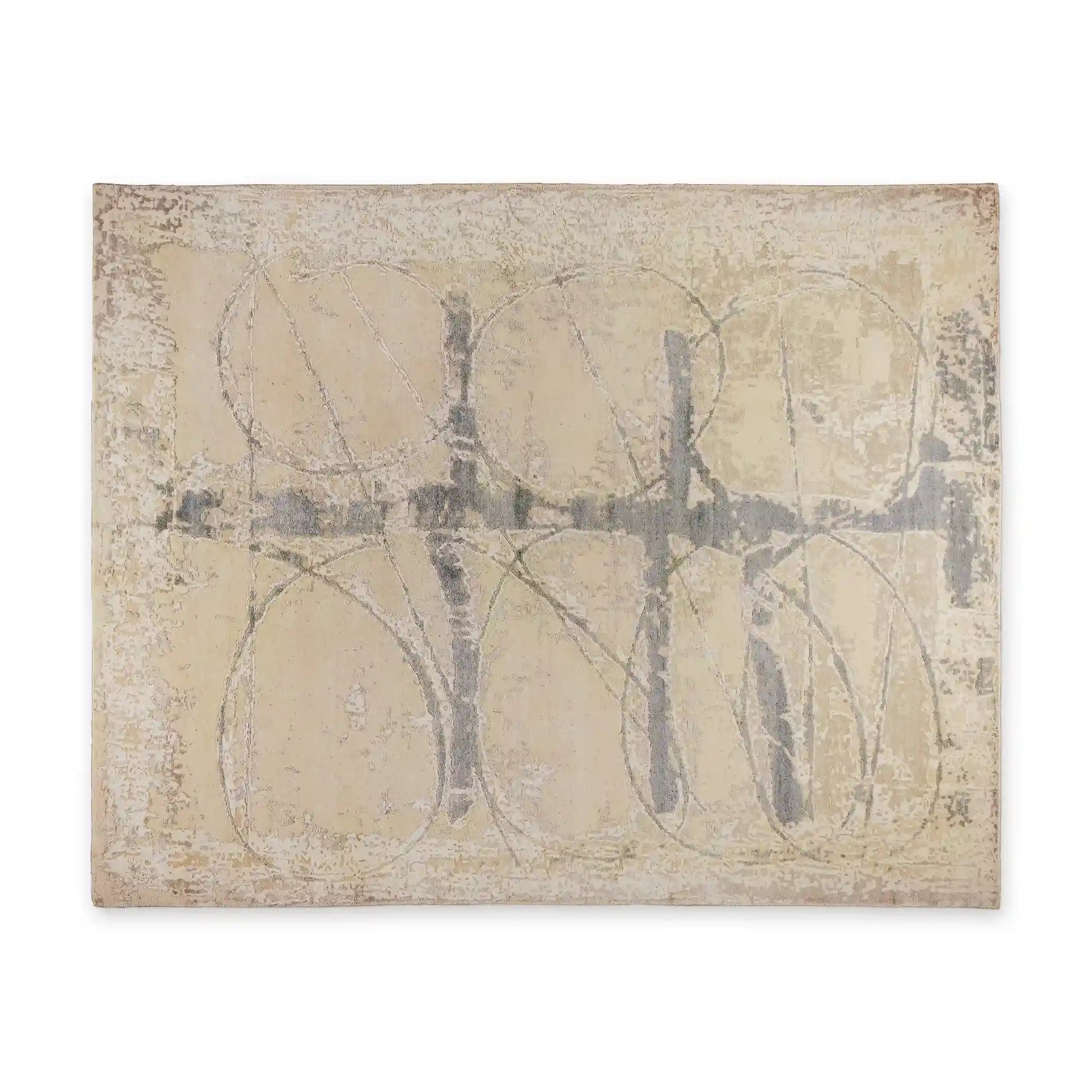 Bürka” Hand-Knotted Rug Collection Modern Art Abstract Style Carpet