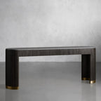 Finnley Marble Top Entryway Console Table Wood Hallway Entrance Table Unique Style