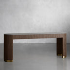 Finnley Marble Top Entryway Console Table Wood Hallway Entrance Table Unique Style