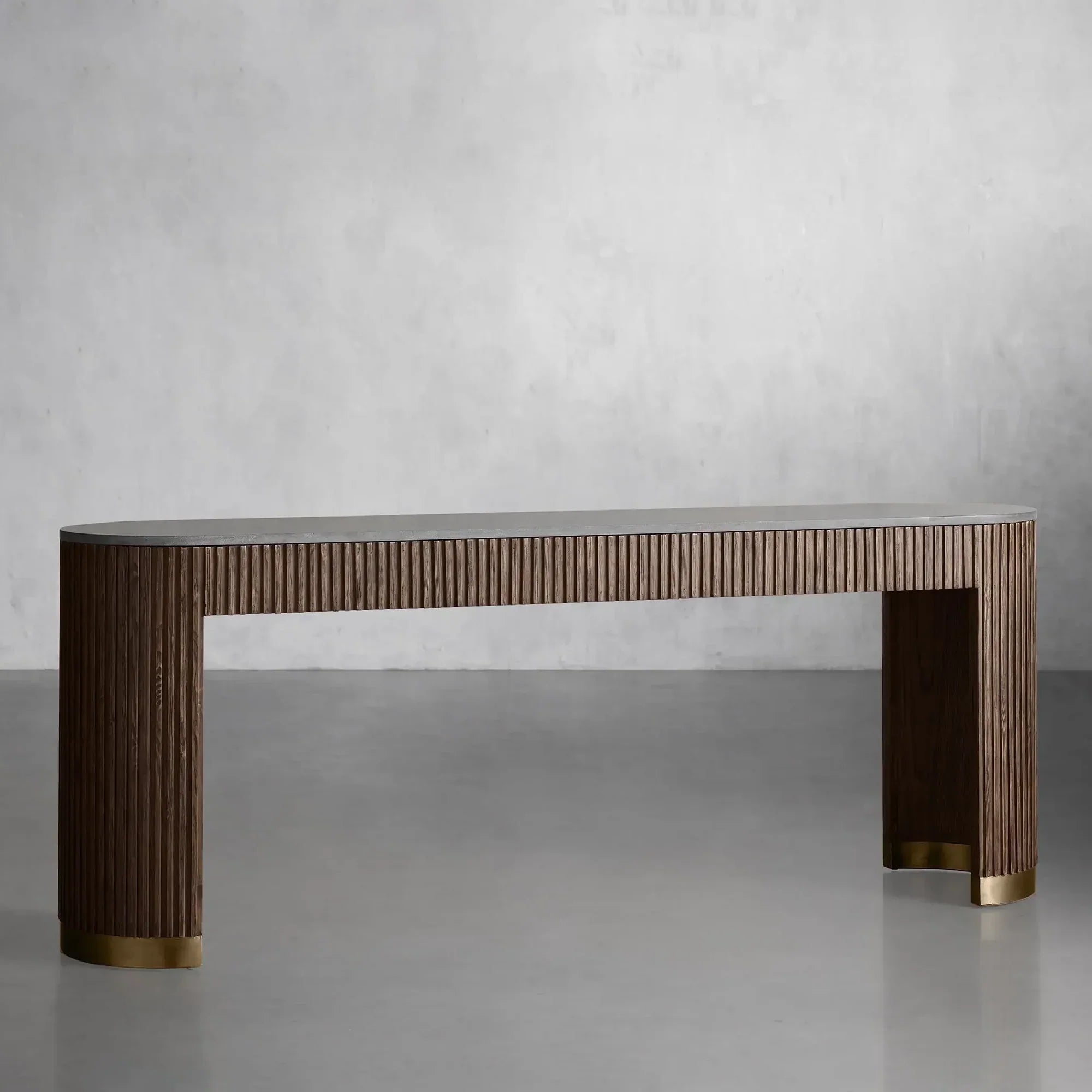 Finnley Marble Top Entryway Console Table Wood Hallway Entrance Table Unique Style
