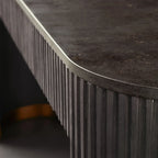 Finnley Marble Top Entryway Console Table Wood Hallway Entrance Table Unique Style
