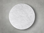 Finnley Round Storage Coffee Table Stone Top Center Tea Table