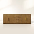 Finnley Wood Buffet Sideboard 3 Drawers TV Cabinets Countertop Entrance Cabinets